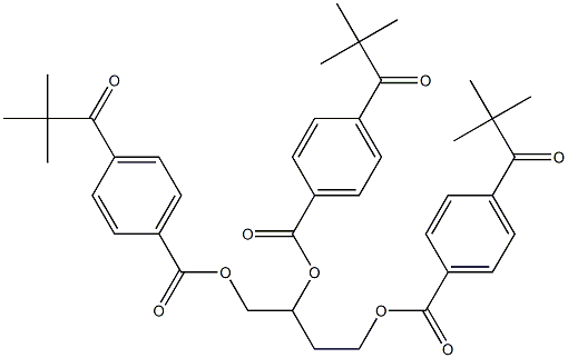 4-(2,2-dimethyl-1--oxopropyl)benzoic acid 1,2,4-butanetriyl ester 结构式