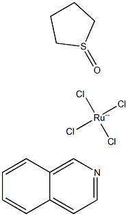 isoquinolinetetramethylenesulfoxidetetrachlororuthenate 结构式