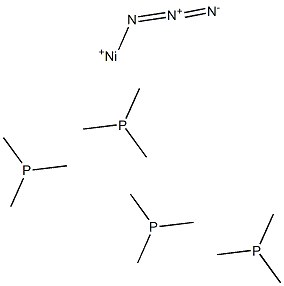 azidotetrakis(trimethylphosphine)nickel(II) 结构式