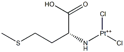 dichloro(d-methionine-n,s)platinum(II) 结构式