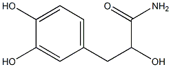 3-(3,4-dihydroxyphenyl)lactamide 结构式
