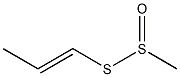 methanesulfinothioic acid S-1-propenyl ester 结构式