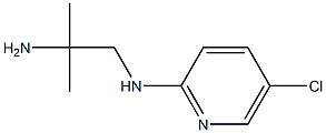 2-((5-chloro-2-pyridinyl)amino)-1,1-dimethyl-ethylamine 结构式