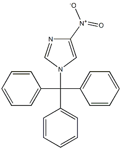 1-trityl-4-nitroimidazole 结构式