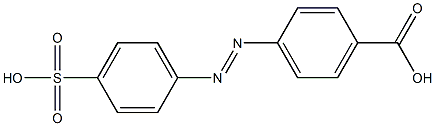 4-carboxy-4'-sulfoazobenzene 结构式