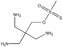 2,2-bis(aminomethyl)-3-aminopropyl methanethiosulfonate 结构式