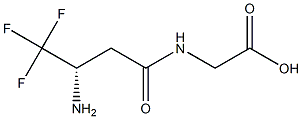 alpha-trifluoromethyl-beta-alanylglycine 结构式