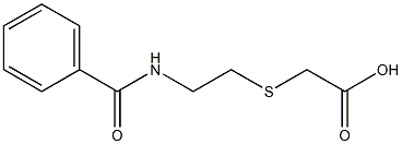 hippuryl-mercaptoacetate 结构式