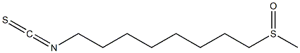 8-methylsulfinoctyl isothiocyanate 结构式