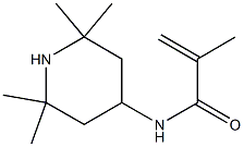 4-methacryloylamino-2,2,6,6-tetramethylpiperidine 结构式