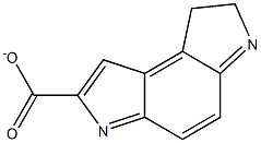 1,2-dihydro-(3H)-pyrrolo(3,2-e)indole-7-carboxylate 结构式