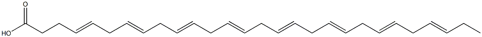 4,7,10,13,16,19,22,25-octacosaoctaenoic acid 结构式