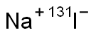 碘[131I]化钠 结构式