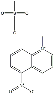 N-METHYL-5-NITROQUINOLINIUMMETHANESULPHONATE 结构式