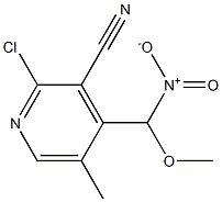 METHYLNITROMETHOXYMETHYLCYANOCHLOROPYRIDINE 结构式