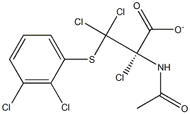 PENTACHLOROPHENYLMERCAPTURATE 结构式