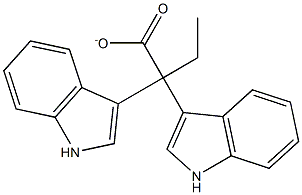 DI-(3-INDOLYL)ETHYLACETATE 结构式