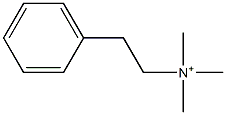 2-PHENYLETHYLTRIMETHYLAMMONIUM 结构式