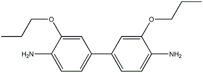 3,3'-DIPROPOXYBENZIDINE 结构式