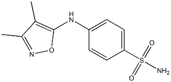 N'-(3,4-DIMETHYL-5-ISOXAZOLYL)SULPHANILAMIDE 结构式