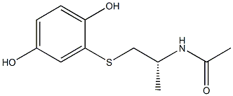 2-(N-ACETYLCYSTEIN-S-YL)HYDROQUINONE 结构式
