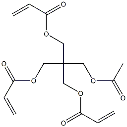 PENTAERYTHRITOLTRIACRYLATEACETATE 结构式