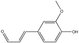 TRANS-CONIFERYLALDEHYDE 结构式