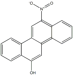 12-HYDROXY-6-NITROCHRYSENE 结构式