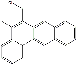 CHLOROMETHYLMETHYLBENZANTHRACENE 结构式