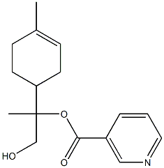 PARA-MENTH-1-ENE-8,9-DIOLNICOTINATE 结构式