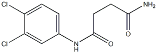 N-(3,4-DICHLOROPHENYL)SUCCINAMIDE 结构式