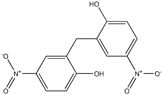 BIS(2-HYDROXY-5-NITROPHENYL)METHANE 结构式