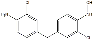 N-HYDROXY-4,4'-METHYLENEBIS(2-CHLOROANILINE) 结构式