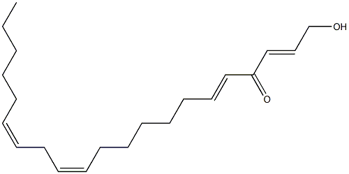 (2E,5E,12Z,15Z)-1-HYDROXYHENEICOSA-2,5,12,15-TETRAEN-4-ONE 结构式