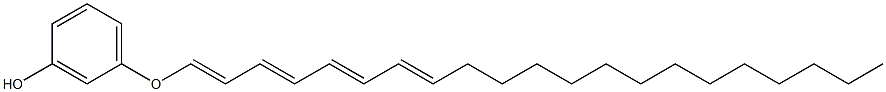 5-HENEICOSATETRAENYLRESORCINOL 结构式