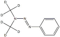 1-PHENYL-3,3-DI(TRIDEUTEROMETHYL)TRIAZENE 结构式