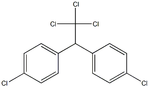 BENZENE,1,1'-(2,2,2-TRICHLOROETHYLIDENE)BIS(4-CHLORO)- 结构式