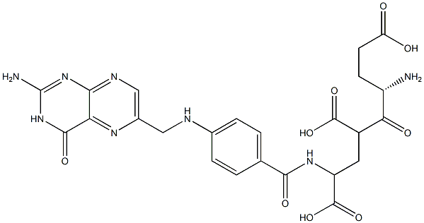 MONOGLUTAMYLFOLICACID 结构式