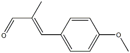 PARA-METHOXY-ALPHA-METHYLCINNAMALDEHYDE 结构式