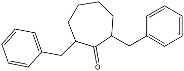 2,7-DIBENZYLCYCLOHEPTANONE 结构式