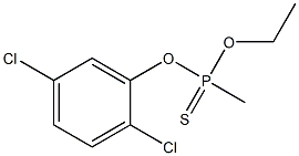 O-(2,5-DICHLOROPHENYL)O-ETHYLMETHYLPHOSPHONOTHIONATE 结构式