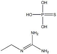 S-(2-ETHYLGUANIDINE)PHOSPHOROTHIOICACID 结构式