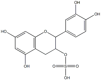 (+)-CATECHINSULFATE 结构式