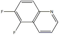 5,6-DIFLUOROQUINOLINE 结构式