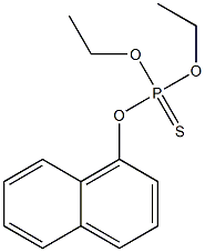 O,O-DIETHYL-O-NAPHTHYL-PHOSPHOROTHIOATE 结构式