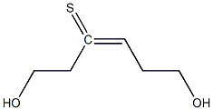 1,2-BIS(2-HYDROXYETHYL-1-THIO)ETHYLENE 结构式