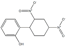 2,4-DINITROCYCLOHEXYLPHENOL 结构式