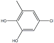 5-CHLORO-3-METHYLCATECHOL 结构式