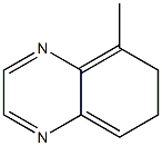 5-METHYL-6,7-DIHYDROCYCLOHEXA(B)PYRAZINE 结构式