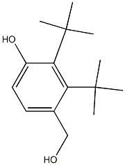 DI-TERT-BUTYL-4-HYDROXYMETHYLPHENOL 结构式